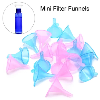 

10/20/30/50 Pcs Filter Funnels Empty Bottle Packing Tool For Travel Mini Funnels For Perfume Liquid Essential Oil Splitter