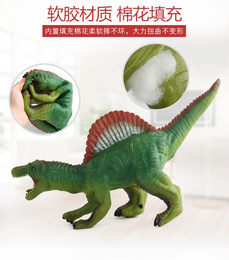 Soft Silcone Sound Making Cotton Filling Dinosaur T-Rex Model Toy Large Size Dinosaur Toy Boy Christmas Gift