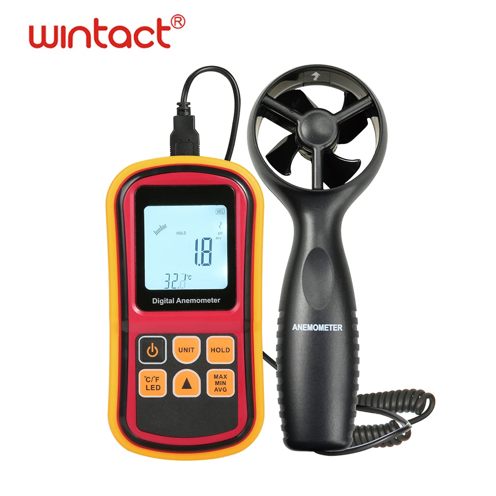 Handheld Digital Wind Speed Meter Anemometer Air Flow Velocity Tester
