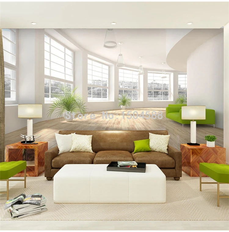 Living Room Office Interior Decor Wallpaper Papel De Parede Home Decor Modern Simple 3D Stereo Space Expansion Mural Wallpaper 6 Ha9ad4ef7eb5b437e8c6ba0c7c542e354X