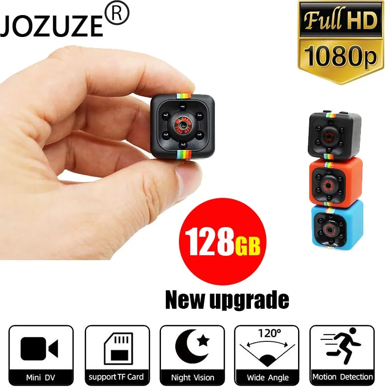 Minicámara deportiva Sq11 con Sensor DV, videocámara de visión nocturna, movimiento DVR, cámara de vídeo Ultra pequeña, HD 1080P, SQ 11