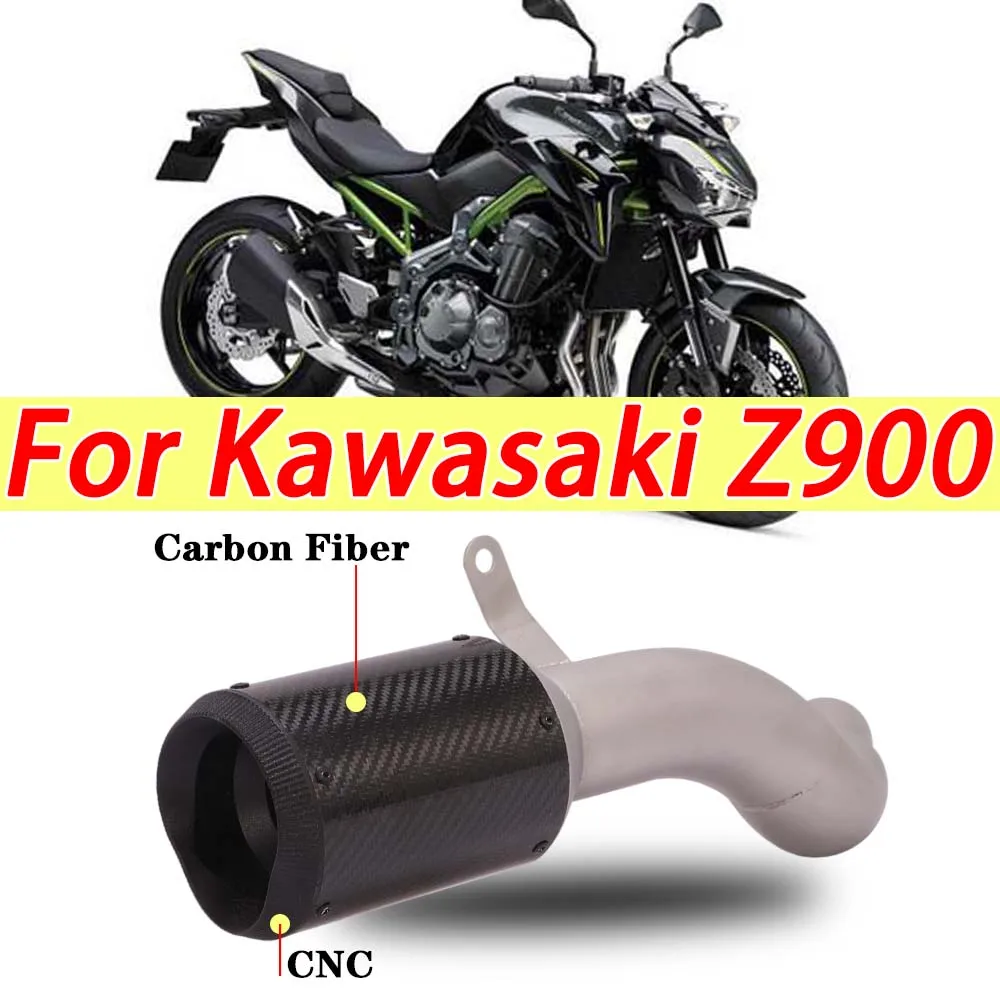 Slip on For Kawasaki Z900 2020 2021 Motorcycle Exhaust Escape Muffler