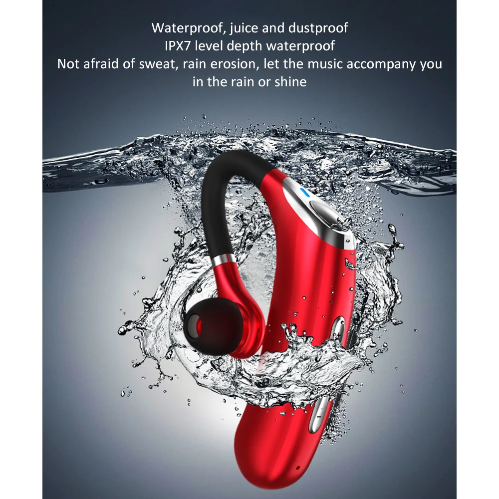 M50 Handsfree Wireless Bluetooth Earphones Noise Headphone Business Headset with Mic for Driver Sport Smartphones