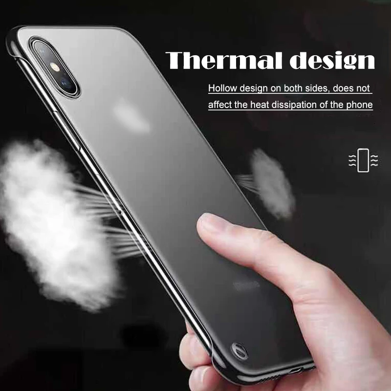 Новое поступление матовый чехол для телефона X XS MAX XR 6 6S 7 7S 8 Plus Модный черный