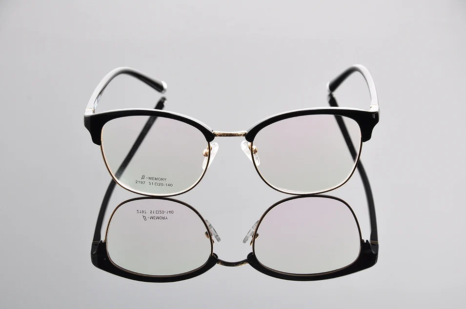 Винтаж Nerd рамки Eyeglasses способа с прозрачными линзами в стиле ретро глаз оправы для очков в стиле унисекс, Eeyeglasses W/Чехол квадратный Стиль очки с диоптриями