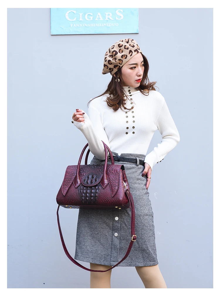 Gykaeo, роскошные сумки, женские сумки, дизайнерская модная сумка-тоут, женская сумка с крокодиловым узором, сумка-мессенджер на плечо, сумка для основной женщины