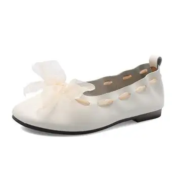 

Flat shoes women 2020 spring and autumn shallow mouth all-match fairy ribbon casual shoes