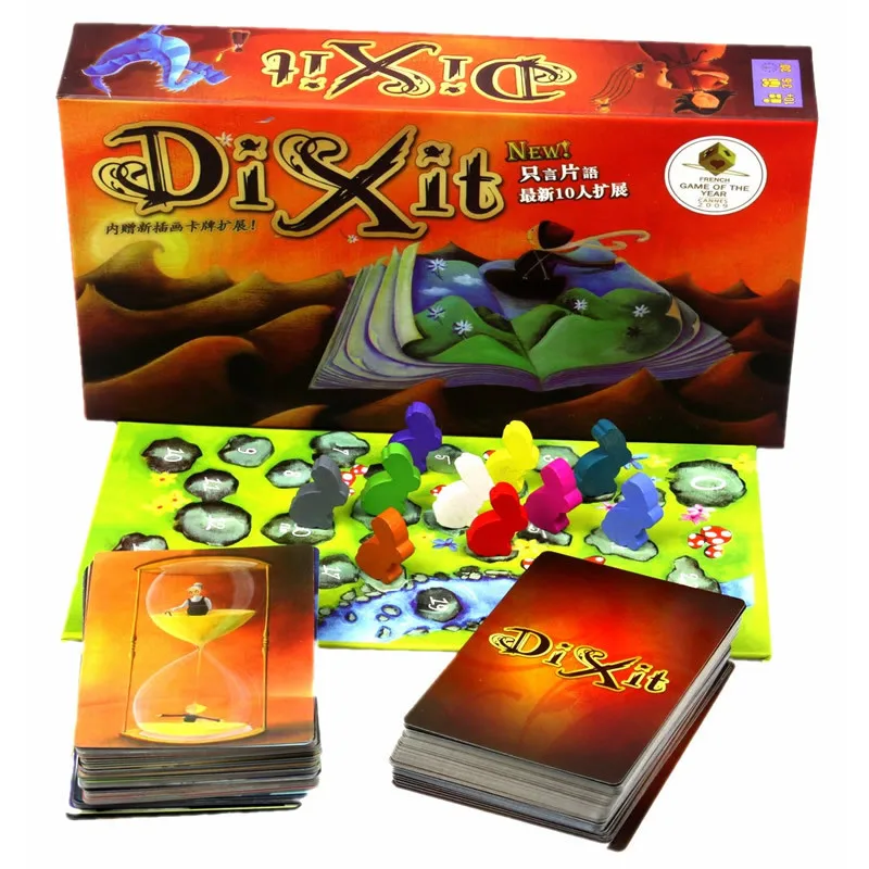 Dixit 1+ 2 168 карт 1+ 2+ 3 версии 252 карт 1+ 2+ 3+ 4+ 5+ 6 полный набор 476 карты столешница игры игрушка для детей и взрослых