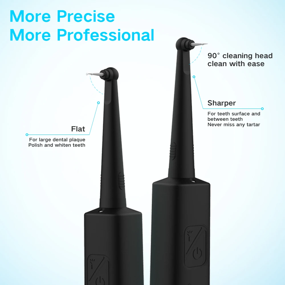 Dental calculus remover Electric Portable Oral Irrigation teeth whitening Tartar Scraper Health Hygiene Dropping Greenish Blue