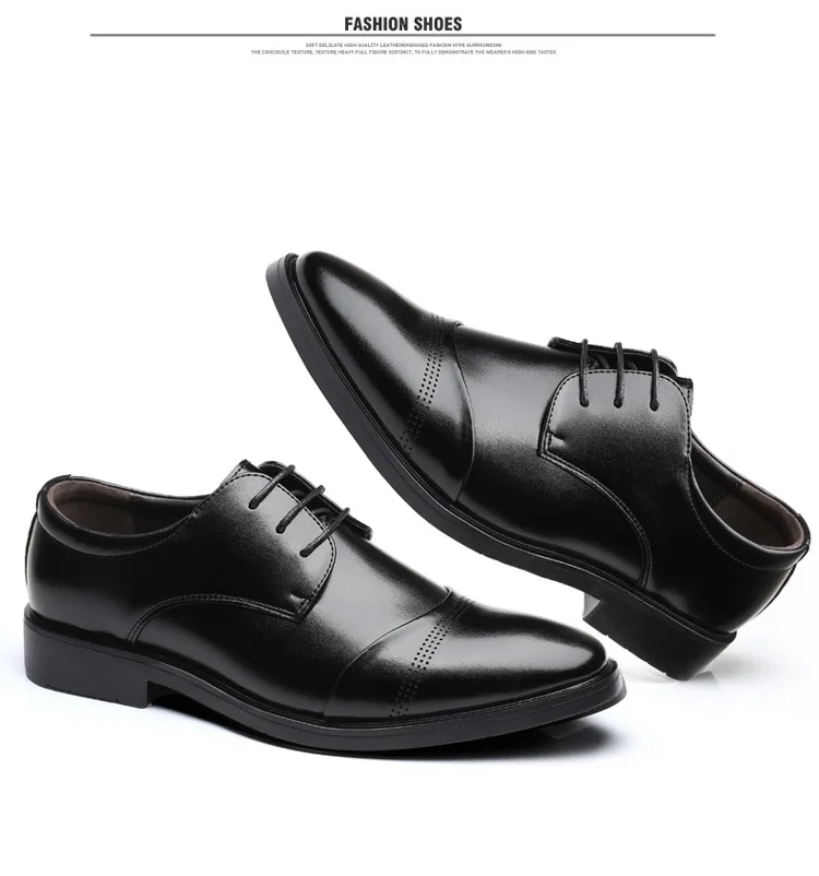 Wenzhou Leather Shoes Plus-sized Menswear Business Formal Wear MEN'S SHOES Creative Trend Fashion Hot Selling Single