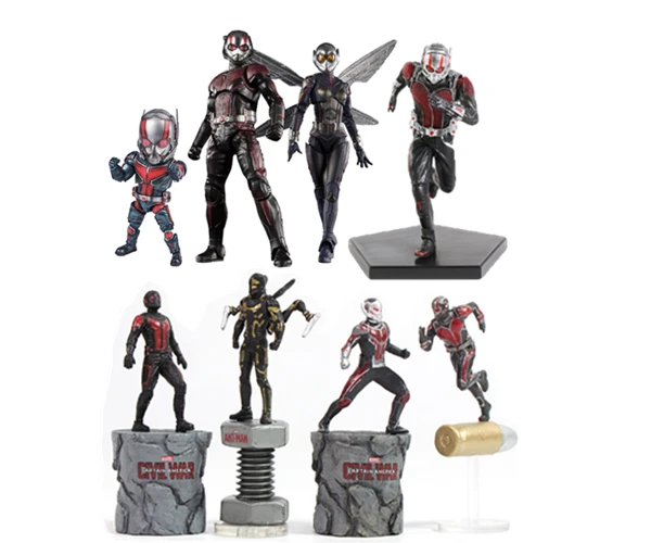 Новинка Marvel Avengers Super Hero Ant Man Tiny Antman Wasp ПВХ фигурки модель игрушки коллекция кукла