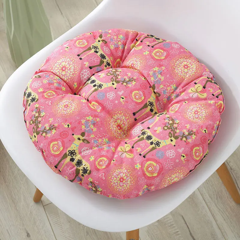 Round Cushion 28/35/43/48cm Office Chair Cushion Tatami Meditation Cushion Sofa Throw Pillows Yoga Floor Mat Decor Seat Cushion