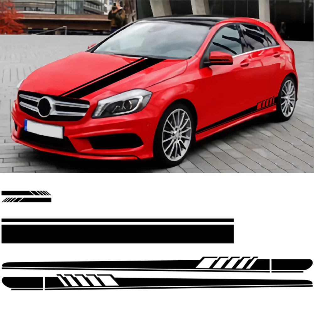 5 шт. виниловые наклейки на автомобиль Benz c-class W205 C63 C180 C200 C300 C350 C43 coupe W204 W203 AMG |