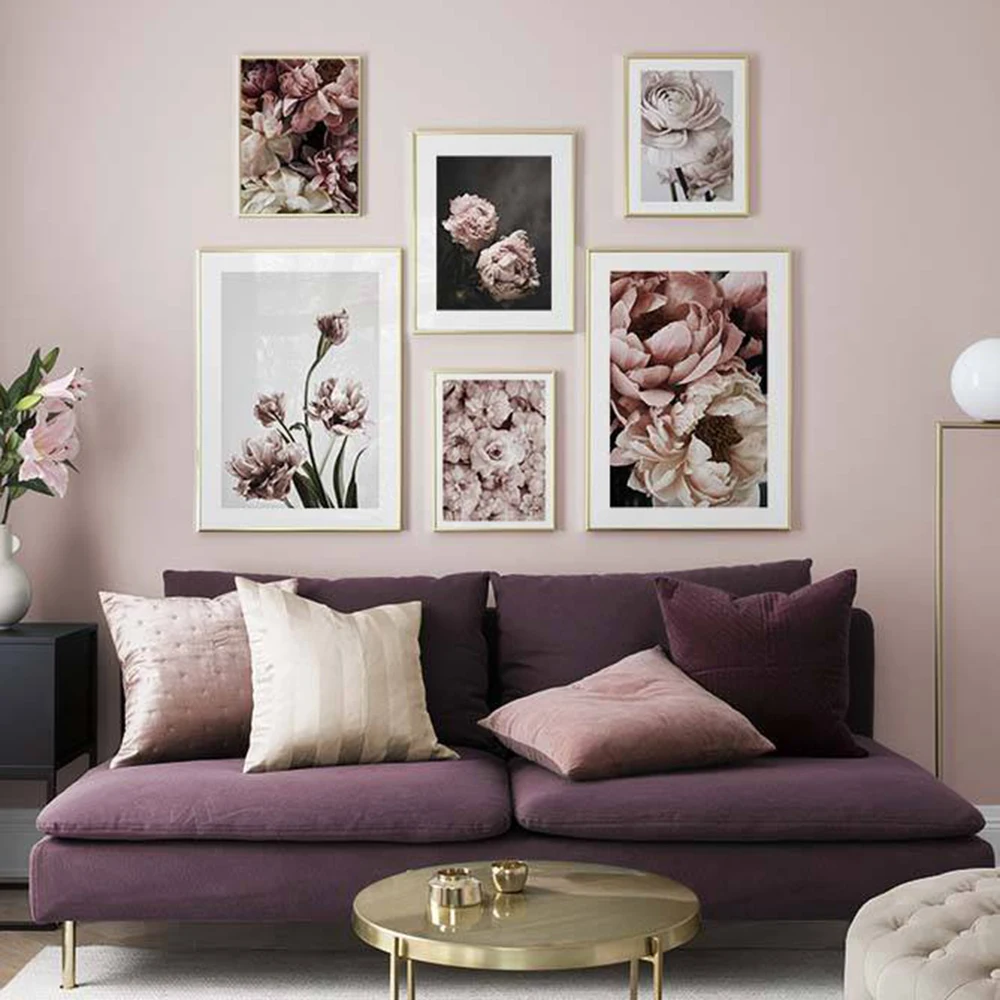 

Decoration Florals Peony Flower Wall Art Canvas Painting Fresh Botanical Posters And Prints Modern Wall Pictures For Living Room