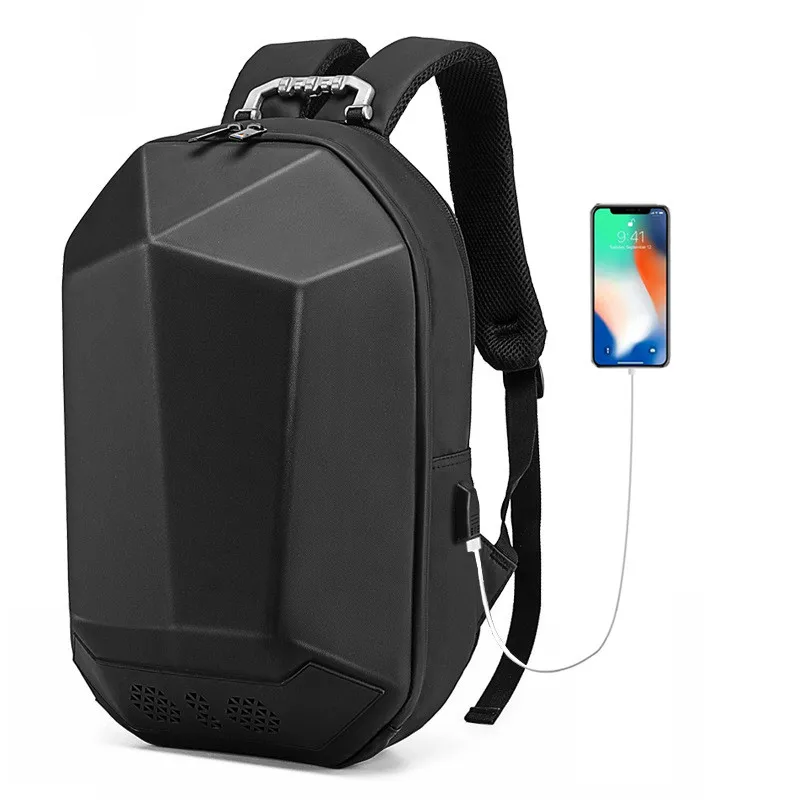 

Personality Bluetooth Music Backpack Men's Outdoor Riding Backpack Creative Waterproof Student Bag Smart Usb Charging Travel Bag
