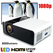 W10 портативный мини-проектор HD 1080P светодиодный проектор красный и синий 3D 110-240 в мультимедийный домашний кинотеатр 480P стандартная версия