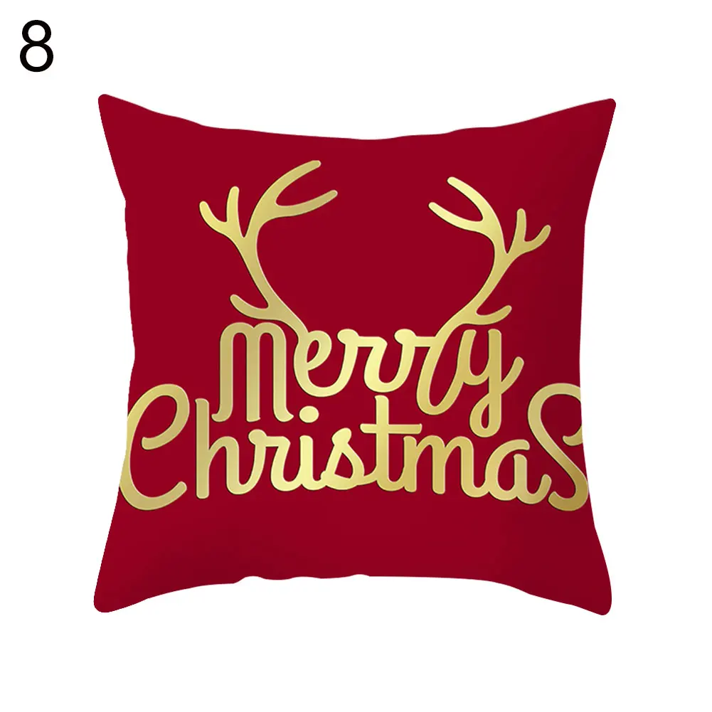 40#45*45 см Merry Christmas Elk Star чехол для подушки, чехол для подушки, для дома, офиса, дивана, стула, домашнего декора