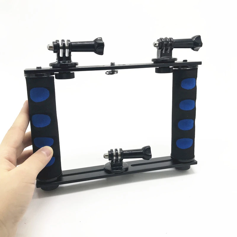 Soporte de agarre manual cámara Gopro Hero, soporte de bandeja de buceo subacuático, SJCAM, Camcoder, teléfono inteligente|Accesorios para estudio fotográfico| AliExpress