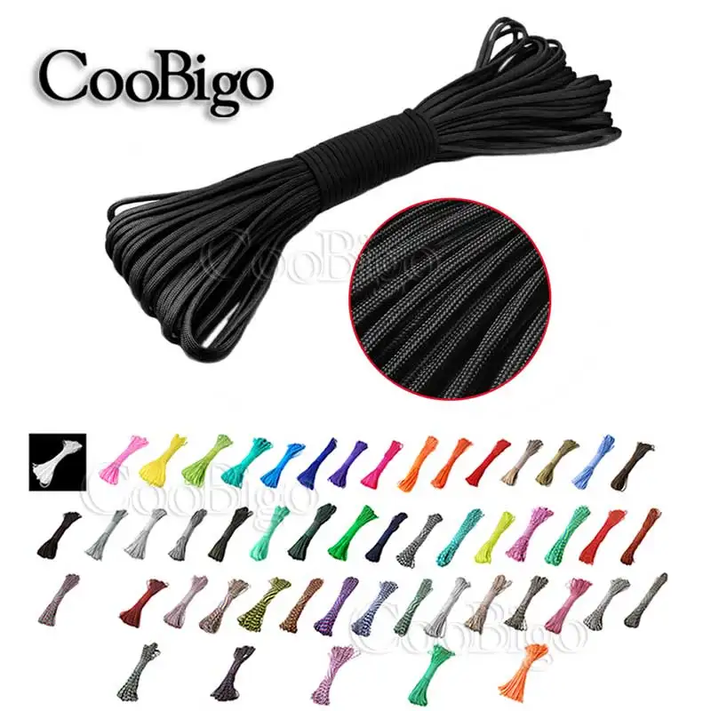 Parachute cord lanyard and paracord bracelets 1Pcs paracord 4mm for survival