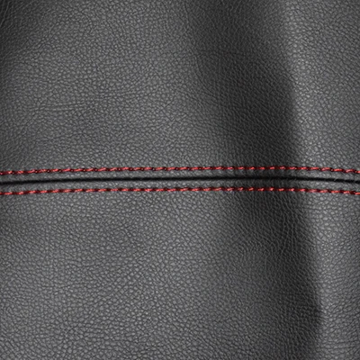 Black With Red Line Автомобильная микрофибра кожа дверная ручка панель подлокотника крышка для Chery Tiggo 2005 2006 2007 2008 2009 2010 - Название цвета: Black With Red Line