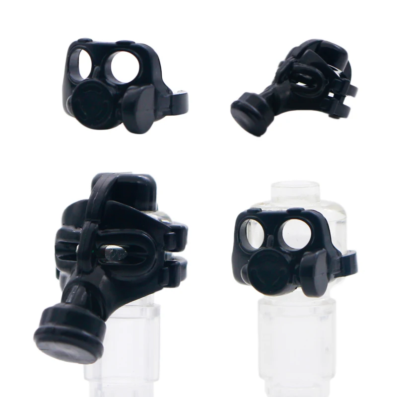lego WW2 Soldiers Masks Model Building Blocks Army Military Figures Weapons Block Police SWAT Gas Mask Accessories Blocks
