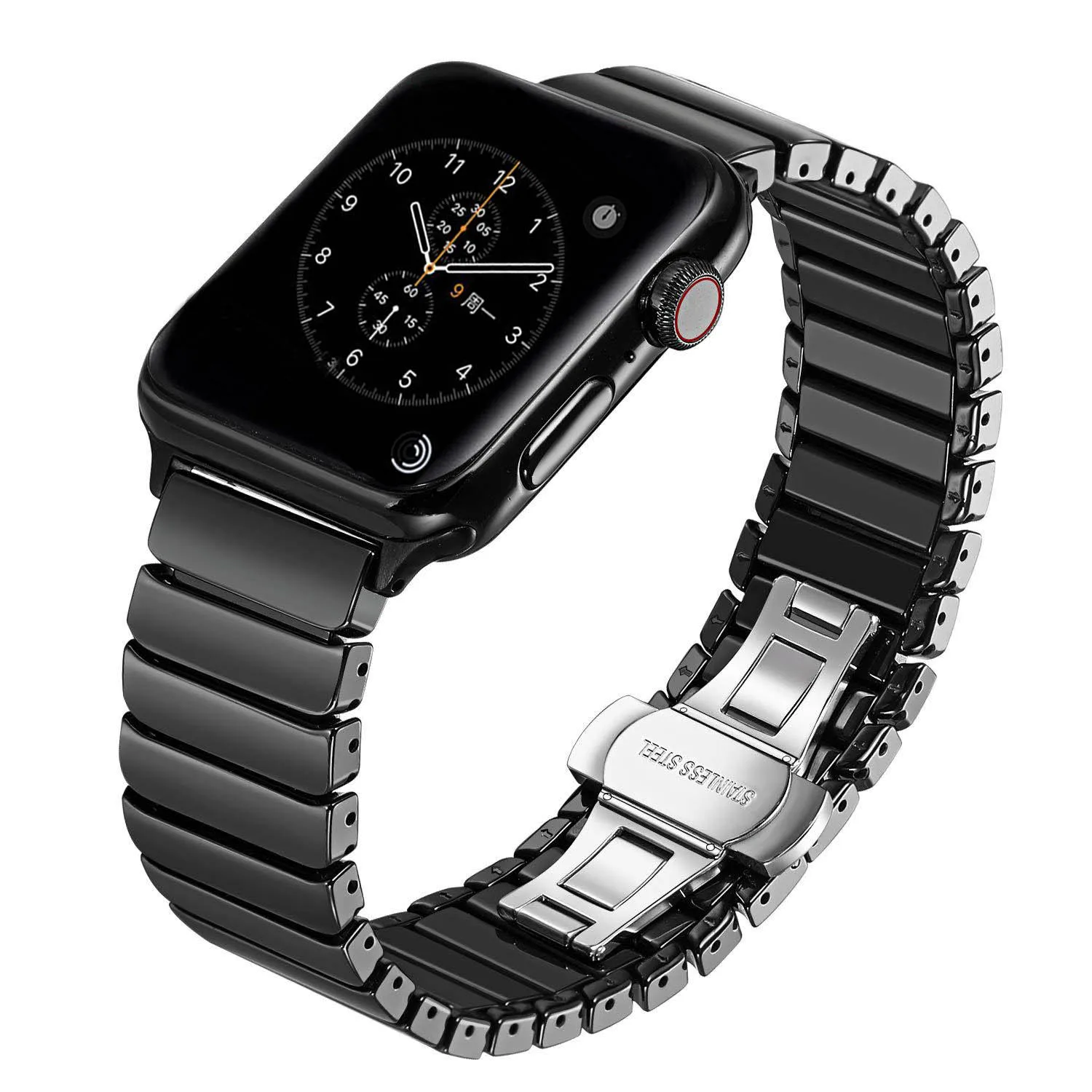 Керамический ремешок для часов Apple Watch Band 38 мм 42 браслет смарт керамический Series 5 4 3