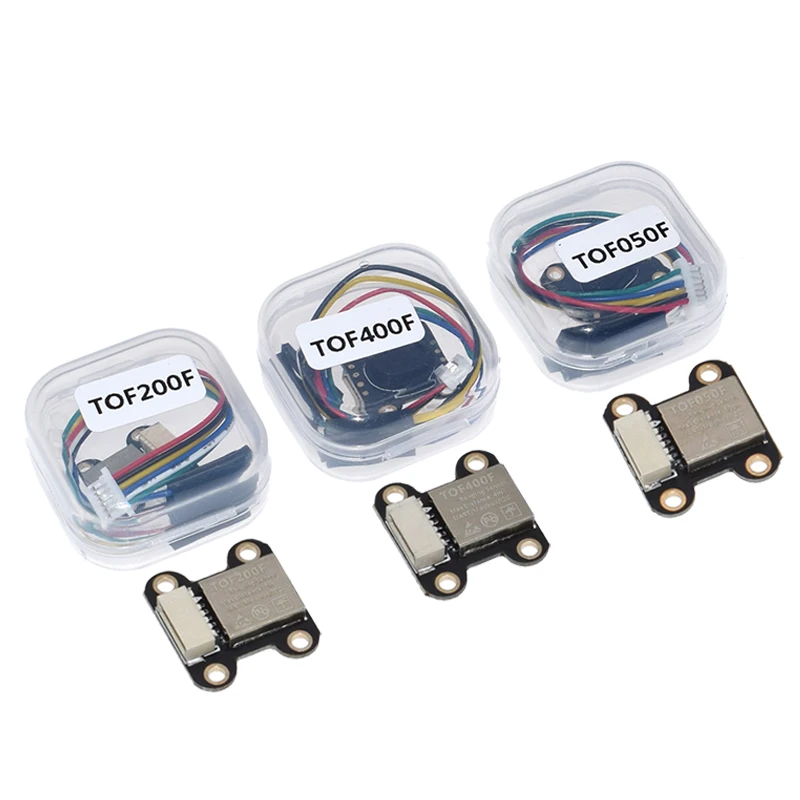 VL6180 VL53L0 VL53L1 Time-of-Flight (ToF) Laser Ranging Built-in MCU Algorithm TOF050F TOF200F TOF400F 50CM/2M/4M MODBUS/IIC I2C