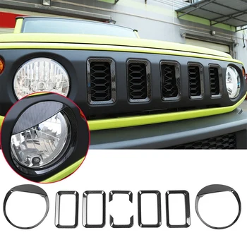 

Car Headlight & Grille Inserts Trim for Suzuki Jimny 2019-20 Car Decoration Accessories