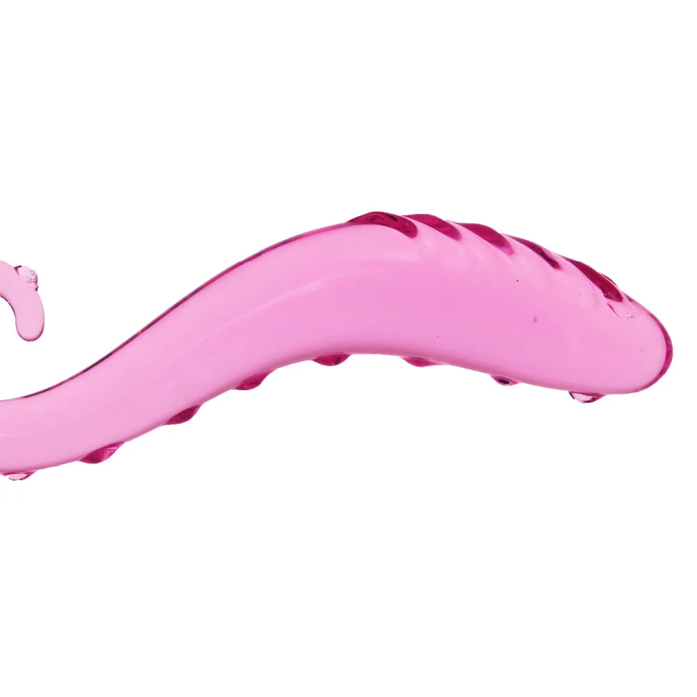 hh020 Glass plug sea horse anal Tentacle Dildo (27)