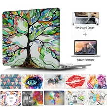 Печать твердая оболочка клавиатуры Обложка кожи для Apple Macbook pro 13 15 Air 11 13 дюймов touch bar retina 12 13 дюймов чехол для ноутбука