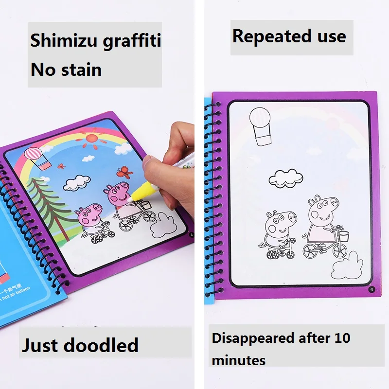 Libro de pintura de agua Magica reutilizable pluma de Doodle Mama para nignos tablero de juguete para dibujo juguete educativo