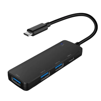 

4 Port USB C Hub Type C to USB 2.0 Hub USB C Charging Port Ultra Slim Portable USB C Splitter for PC Laptop Pro