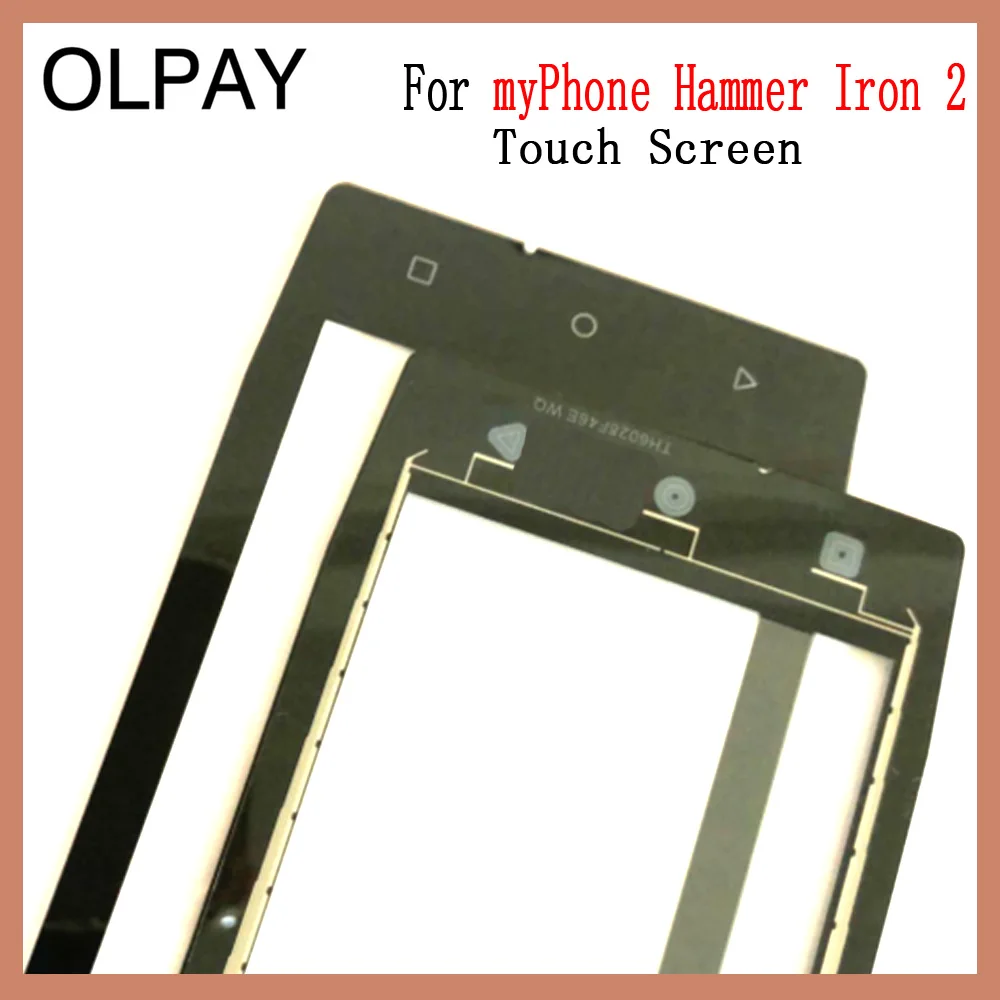 Дигитайзер сенсорного экрана мобильного телефона 4,0 дюйма для myPhone Hammer Iron 2 Сенсорное стекло Сенсорные инструменты Бесплатный клей и салфетки
