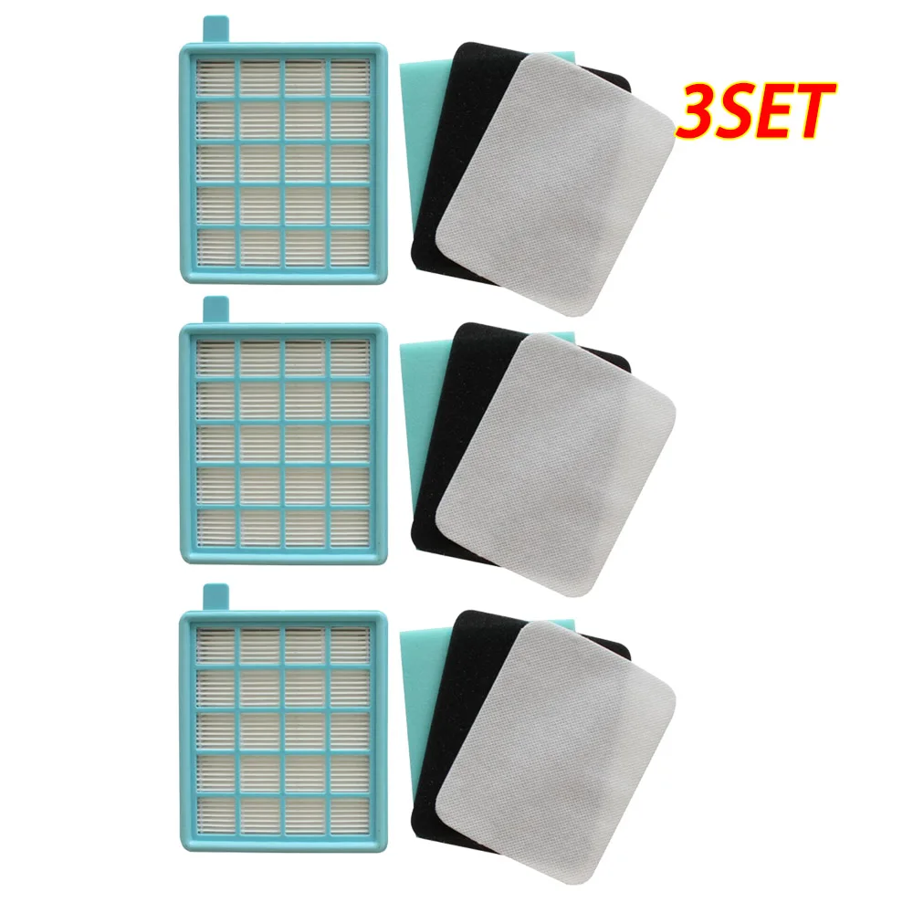 Vhbw Set 4 Filtri Compatibili Con Philips PowerPro Active FC8677 / FC8678