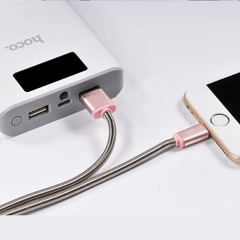 HOCO U5 10 шт./лот USB кабель для iPhone 11Xs Max Xr 8 7 6 6 S Синхронизация данных Быстрая зарядка кабель для iPhone зарядное устройство провода