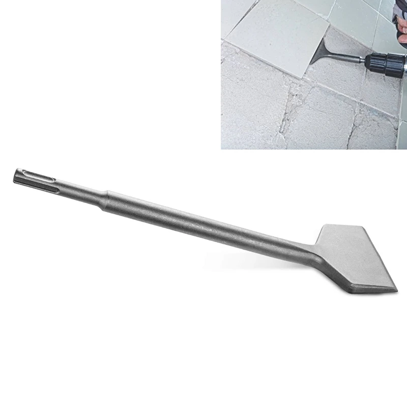 

HHO-Sds Plus Shank 3-In Wide Electric Hammer Chisel Angled Heavy Duty Bent Tile Chisel