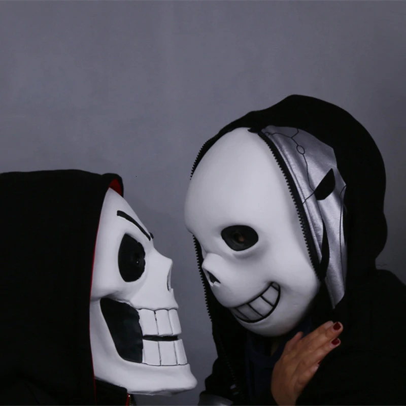 Halloween Undertale Mask Cosplay Sans Helmet Latex Mask Costume Props Adult New