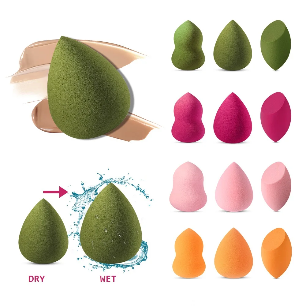 

1pc Makeup Sponge Cosmetic Powder Puff Beauty Products Cosmetics Make Up Accessories Water-drop Shape