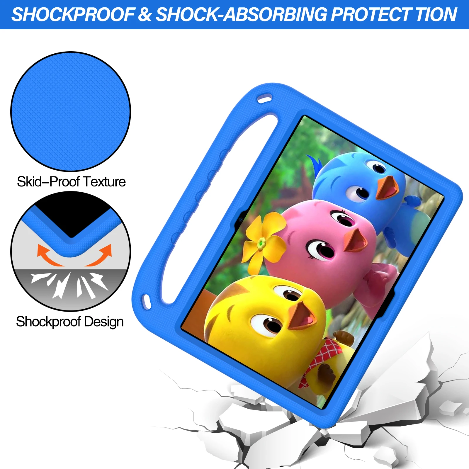 For Tablet Lenovo Tab M10 TB-X606/X605/X505/X705/X306 M8 TB-8505 Case Hand-held Soft Drop-proof Kids EVA Holder Cover Funda