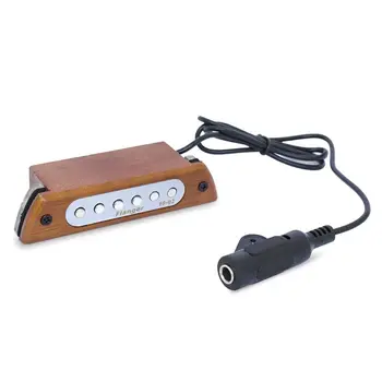

Acoustic Guitar Soundhole Pickup Magnetic 6 Hole Transducer No Need Drilling Hol NEW