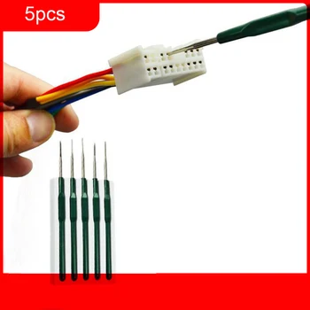 

5pcs Car Cable Wire Terminal Socket Plug Pin Removal Maintenance Release Dismount Tool Kit Best Christmas Gift for Men