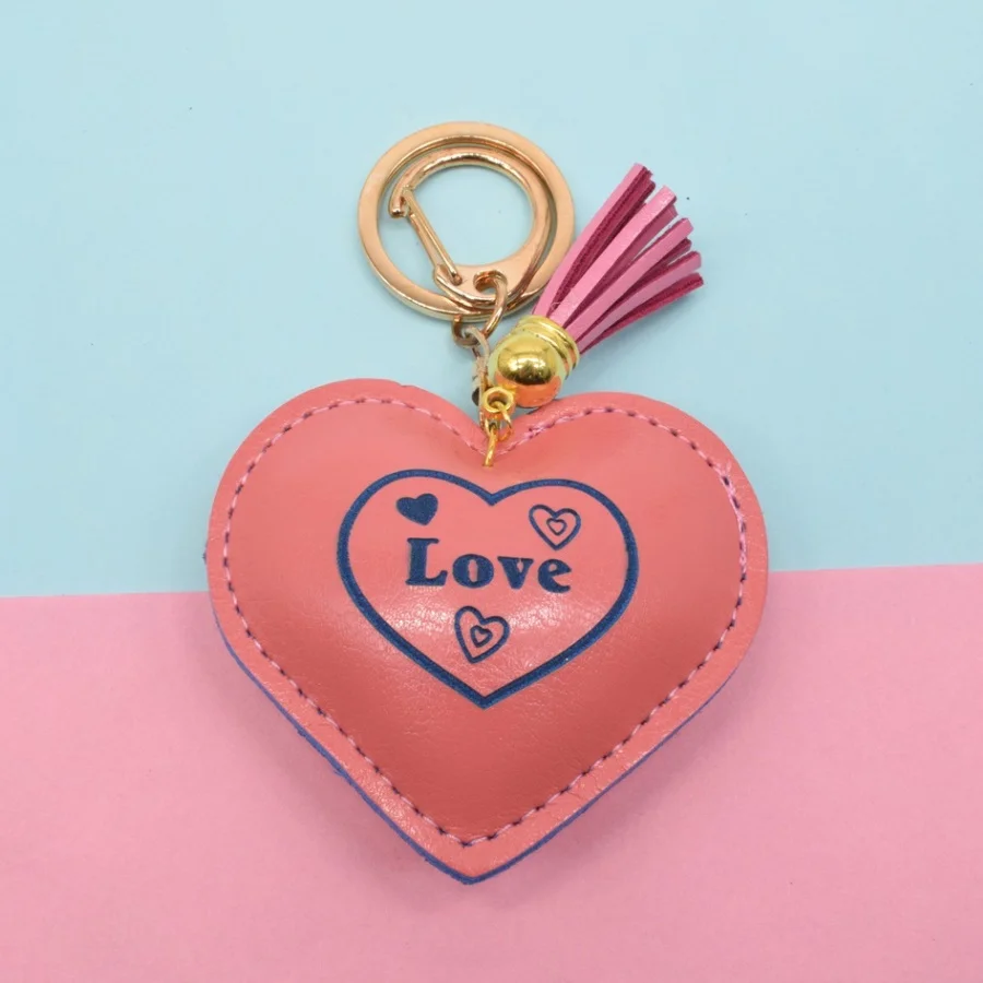 Распродажа на месте Pf ПУ брелок с цепочкой &quotLove&quot кулон чемодан ключи украшения