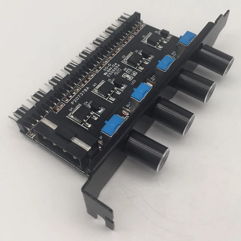 ПК 8 Каналы втулка вентилятора 4 Ручка охлаждения Скорость вентилятора Управление; для корпус Для ЦПУ Hdd Vga вентилятор с ШИМ-управлением