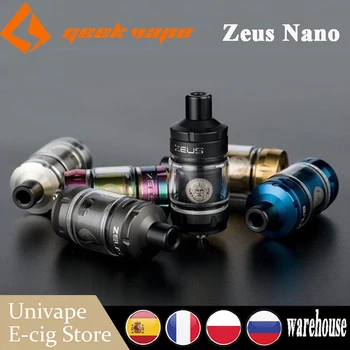 

Original GeekVape Zeus Nano Tank 3.5ml/2ml Capacity & 0.4ohm /0.6ohm Coil 510 Drip Tip MTL/DTL Vaporizer Vape Atomizer Vs Zeus X