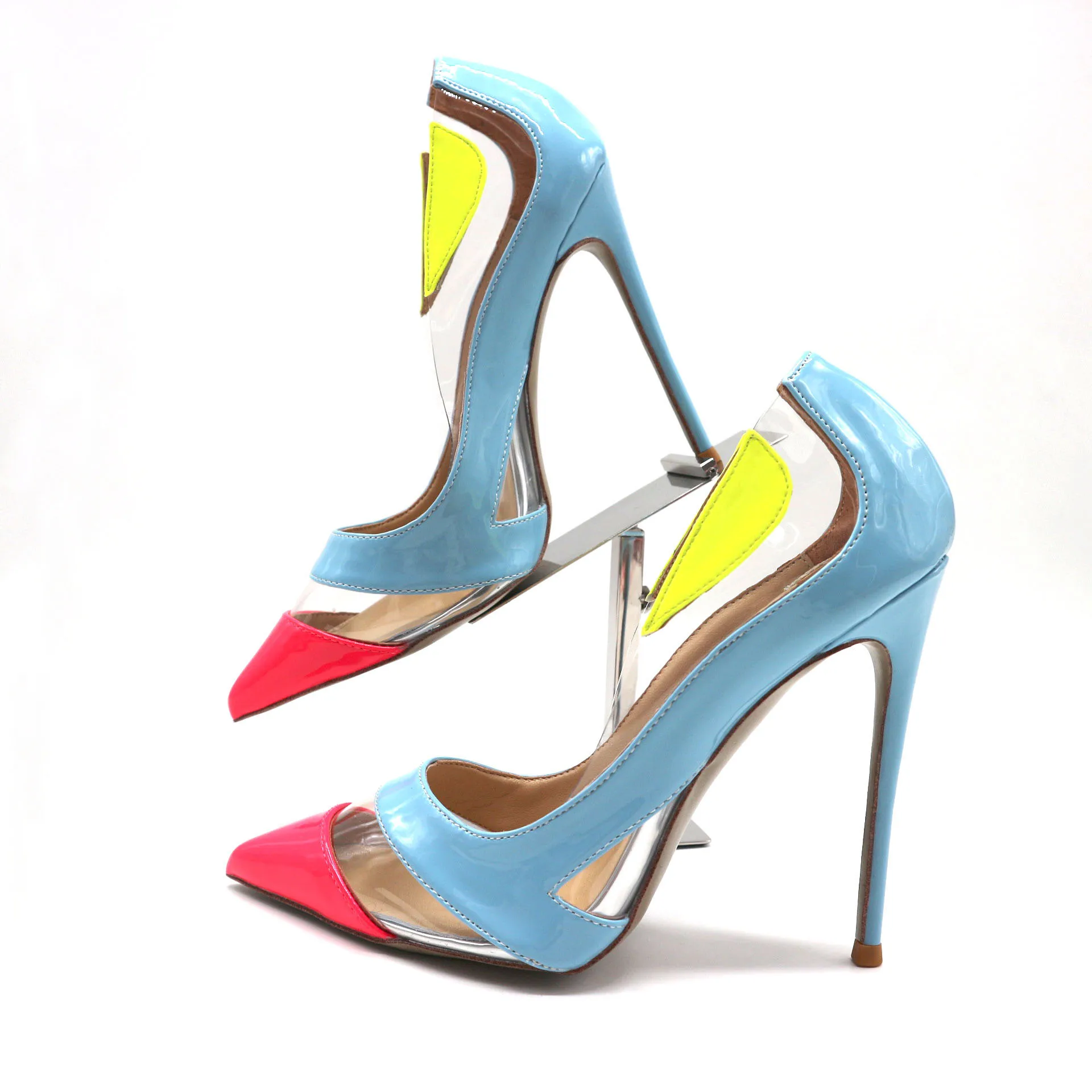 clear womens dress shoes