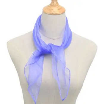 

New Candy Color Children Dance Game Small Scarf Wild Practical Women Sunscreen Scarfs Performance Props 517D