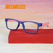 Toketorism Дети Силиконовые Оптические рамки анти синие очки для мальчиков и девочек