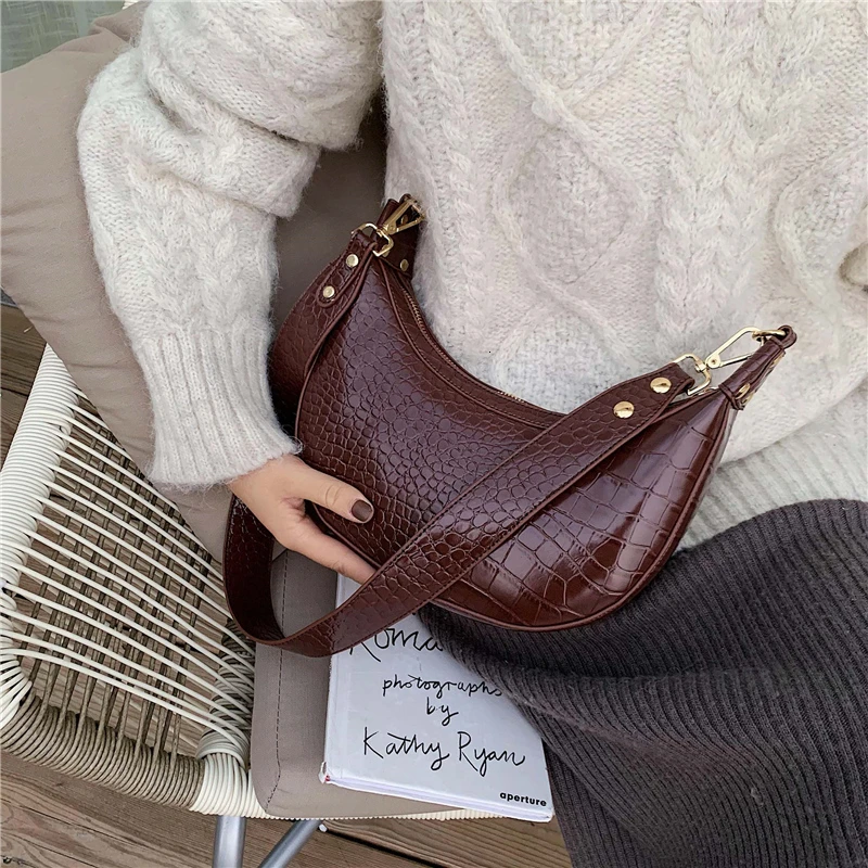 

Vintage Saddle Shoulder Bags For Women 2019 New Quality PU Leather Women Designer Handbags Lady Phone Handbags And Purses