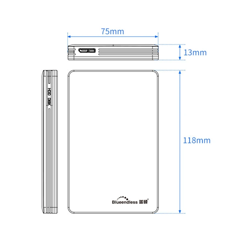 160 Гб USB 3,0 портативный внешний жесткий диск HDD 2," Externo диско жесткий диск для настольного ноутбука