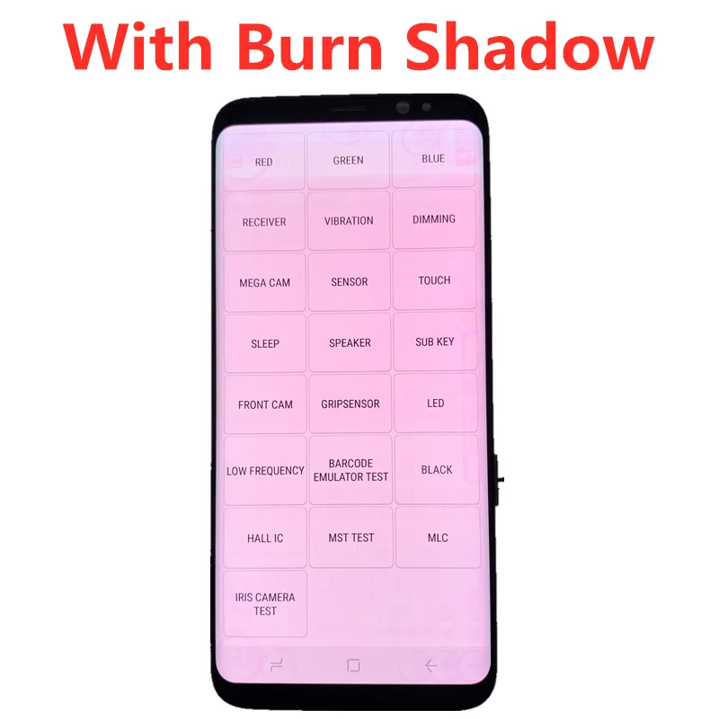 Original AMOLED Display with Burn Shadow For SAMSUNG Galaxy S8 G950F S8+ G955F PLUS LCD Display Touch Screen Replacement